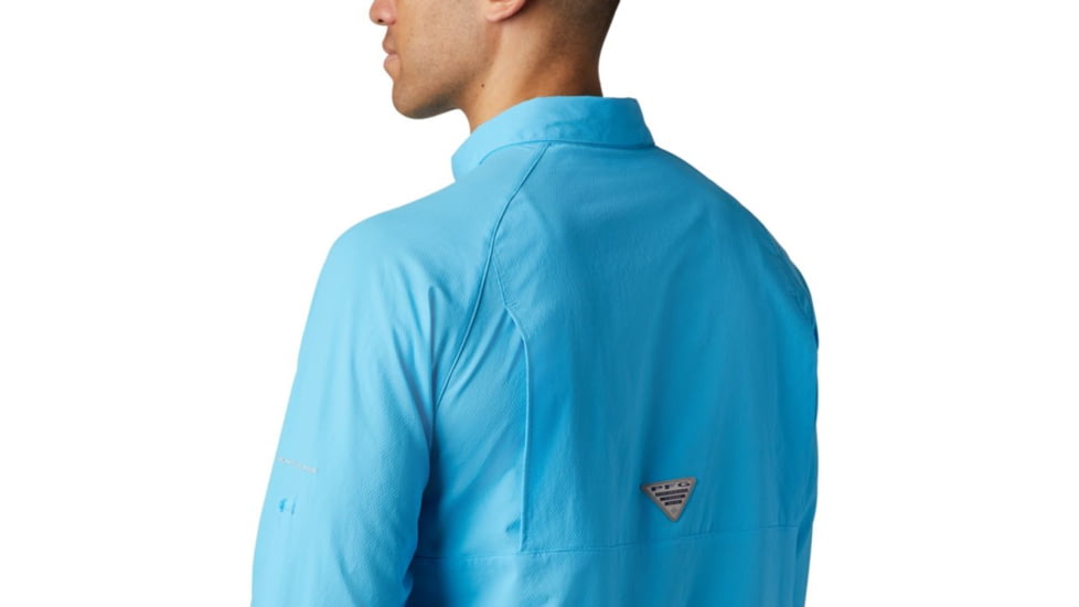 Columbia Terminal Tackle Long Sleeve Woven Shirt - Mens, Riptide, Small, 1831511463-S
