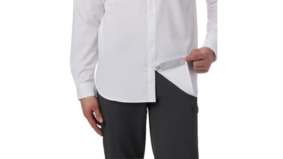 Columbia Terminal Tackle Long Sleeve Woven Shirt - Mens, White, Large, 1831511100-L