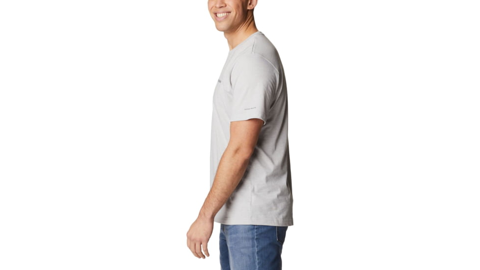 Columbia Thistletown Hills Short Sleeve Shirt - Mens, Columbia Grey Heather, Extra Small, 1990751039ClmbGryHthXS