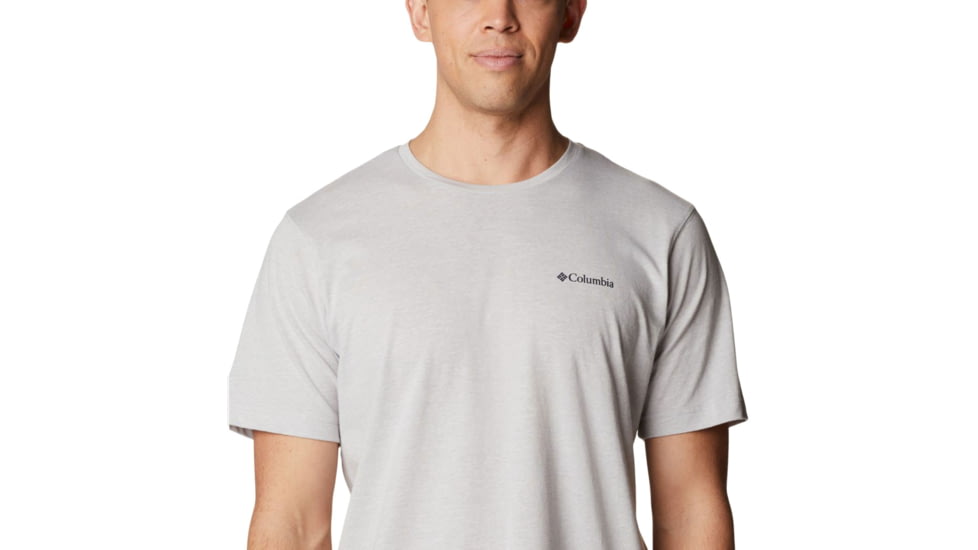 Columbia Thistletown Hills Short Sleeve Shirt - Mens, Columbia Grey Heather, Extra Small, 1990751039ClmbGryHthXS