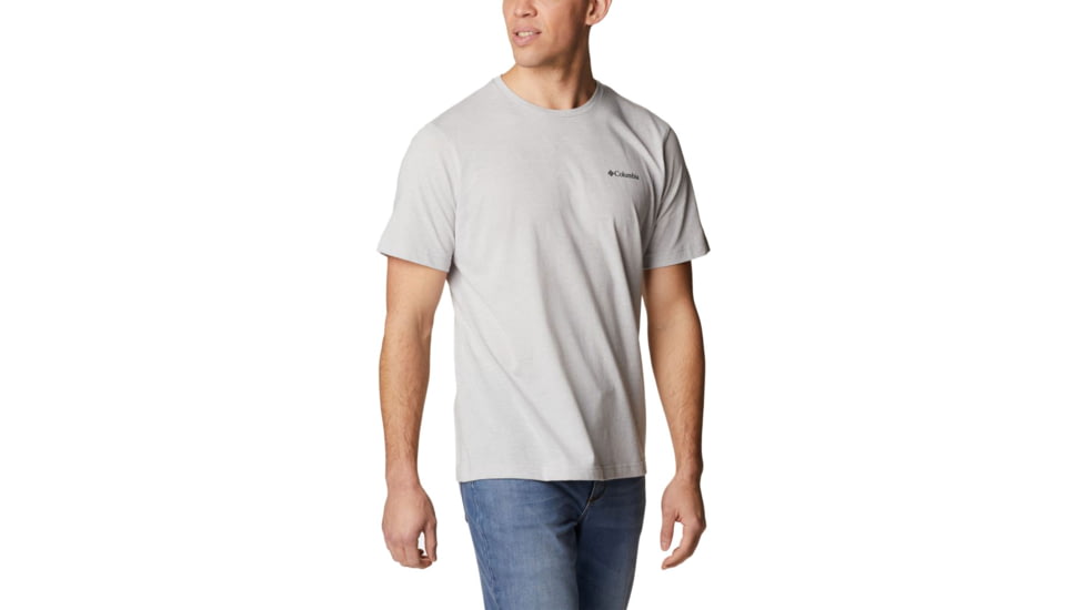 Columbia Thistletown Hills Short Sleeve Shirt - Mens, Columbia Grey Heather, Extra Small, 1990751039ClmbGryHthXS