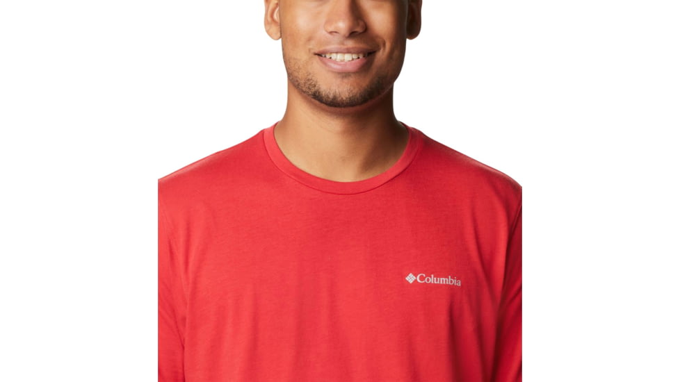 Columbia Thistletown Hills Short Sleeve Shirt - Men's, Mountain Red, Large, 1990751613 Mountain RedL
