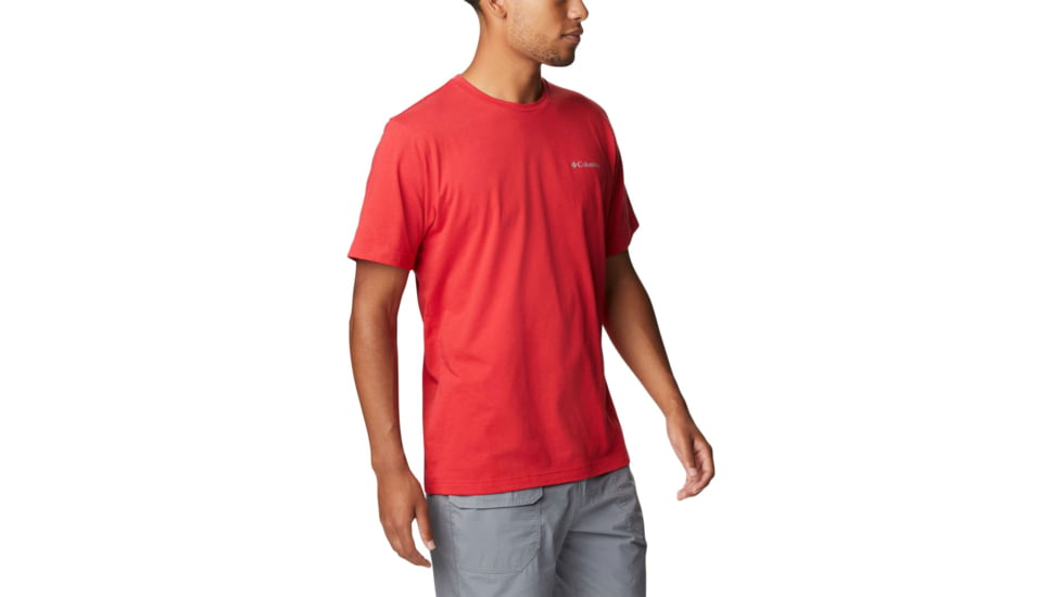 Columbia Thistletown Hills Short Sleeve Shirt - Mens, Mountain Red, Large, 1990751613 Mountain RedL
