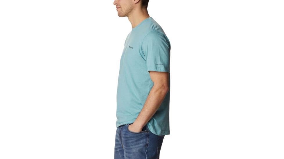 Columbia Thistletown Hills Short Sleeve Shirt - Men's, Shasta Heather, Small, 1990751424Shasta HeatherS