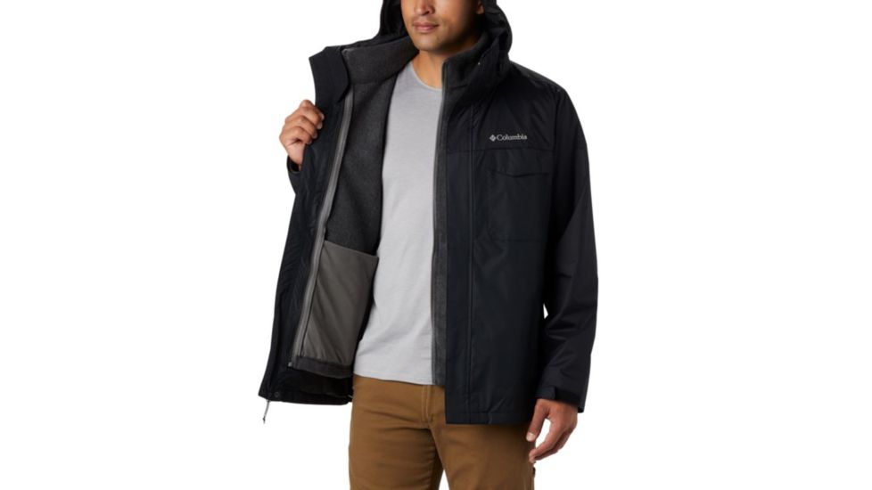 Columbia Timberline Triple I/C Jacket - Mens, Black, Extra Large, 1650661014-XL