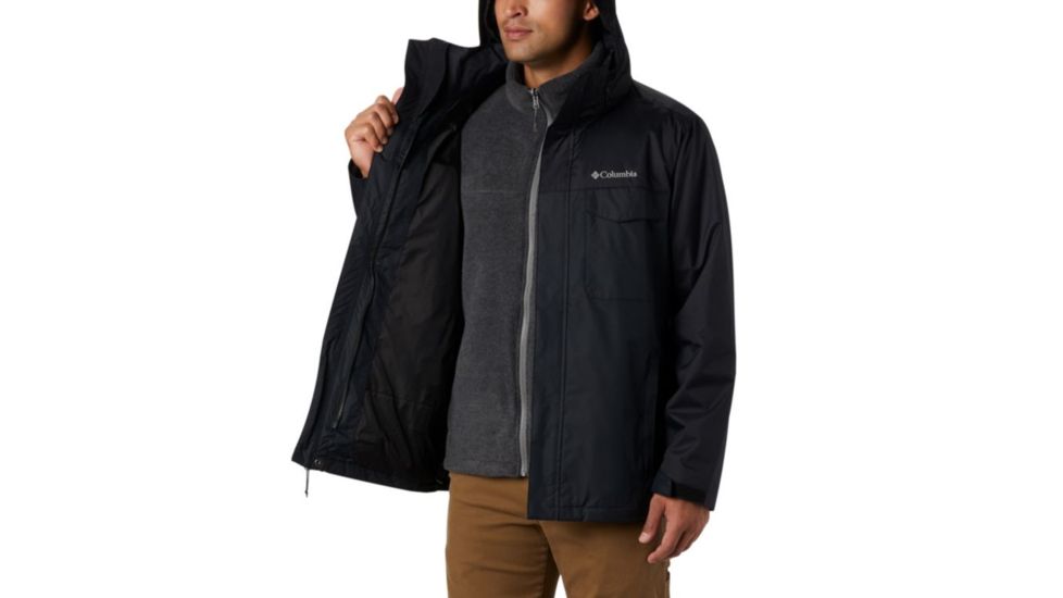 Columbia Timberline Triple I/C Jacket - Mens, Black, Extra Large, 1650661014-XL