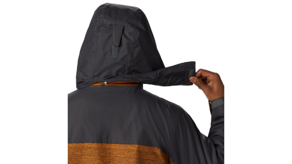 Columbia Timberline Triple I/C Jacket - Mens, Burnished Amber Tech Lines, Shark, Large, 1650661795-L