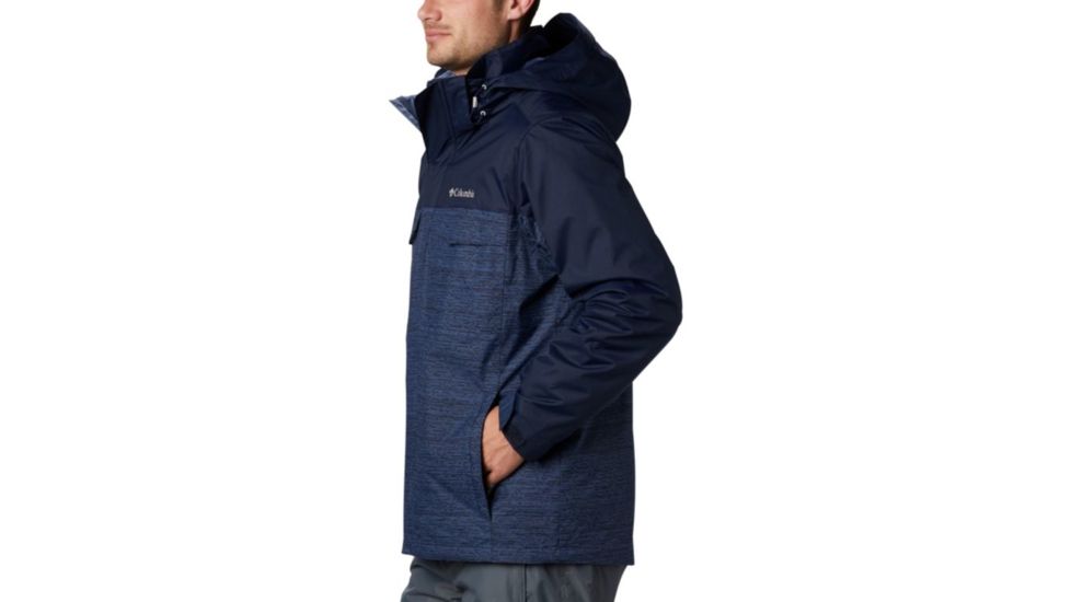 Columbia Timberline Triple I/C Jacket - Mens, Dark Mountain Tech Lines, Coll Navy, Medium, 1650661478-M