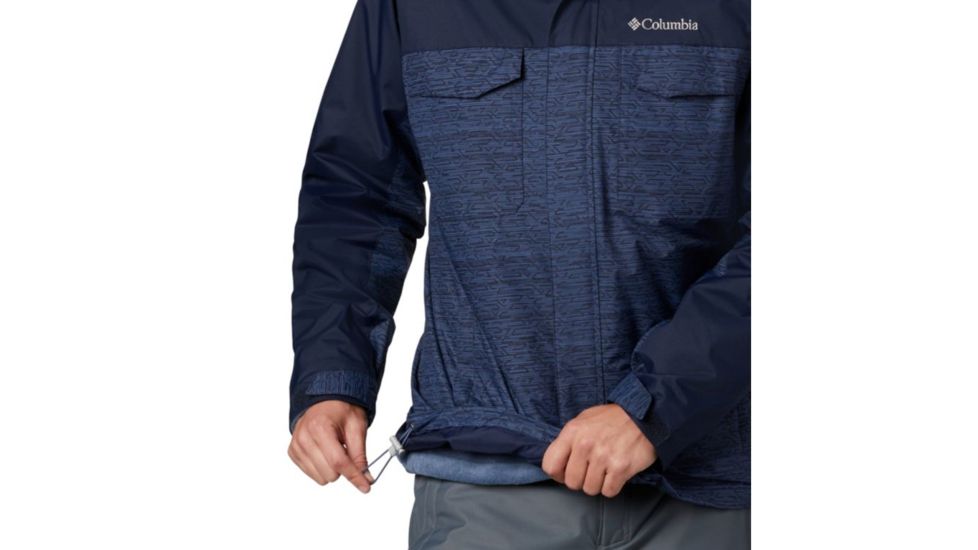 Columbia Timberline Triple I/C Jacket - Mens, Dark Mountain Tech Lines, Coll Navy, Medium, 1650661478-M