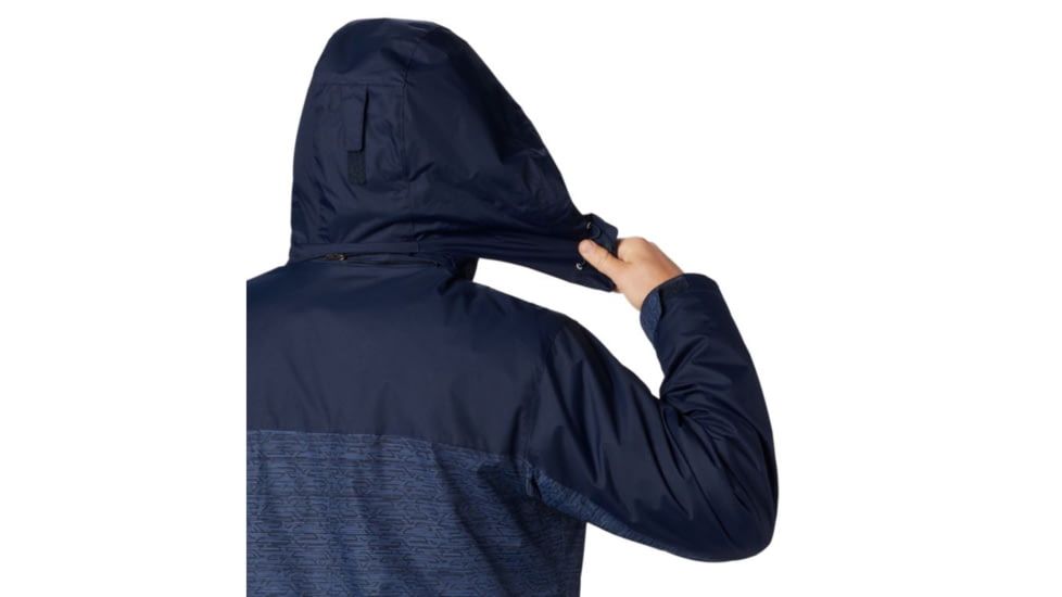 Columbia Timberline Triple I/C Jacket - Mens, Dark Mountain Tech Lines, Coll Navy, Medium, 1650661478-M