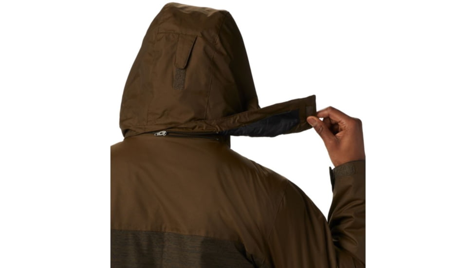 Columbia Timberline Triple I/C Jacket - Mens, Olive Green Tech Lines, Olive Green, Medium, 1650661319-M