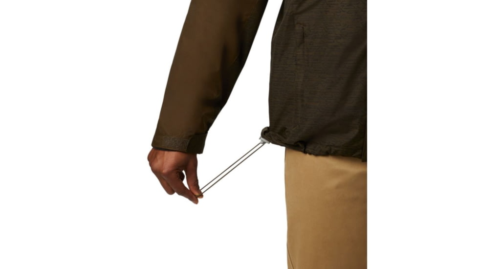 Columbia Timberline Triple I/C Jacket - Mens, Olive Green Tech Lines, Olive Green, Medium, 1650661319-M