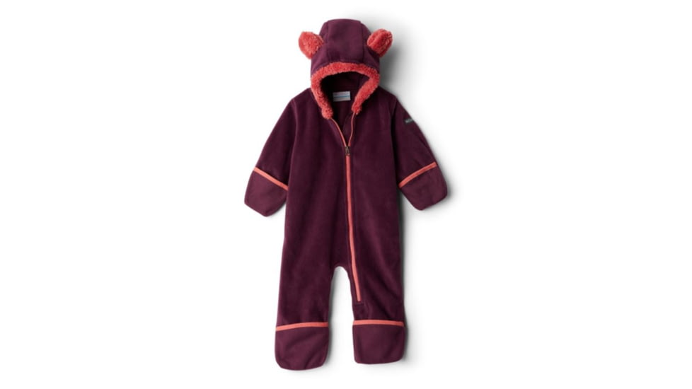 Columbia Tiny Bear II Bunting, Purple Dahlia, Wild Salmon, 18/24, 1523741562-18/24