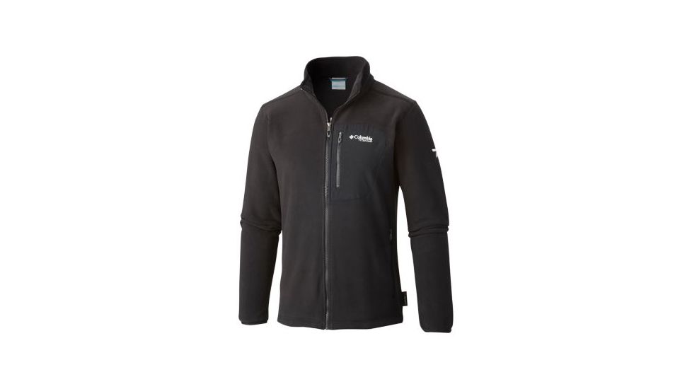 Columbia Titan Pass 2.0 Fleece Jacket - Mens, Black, 4X, 1644064010-4X