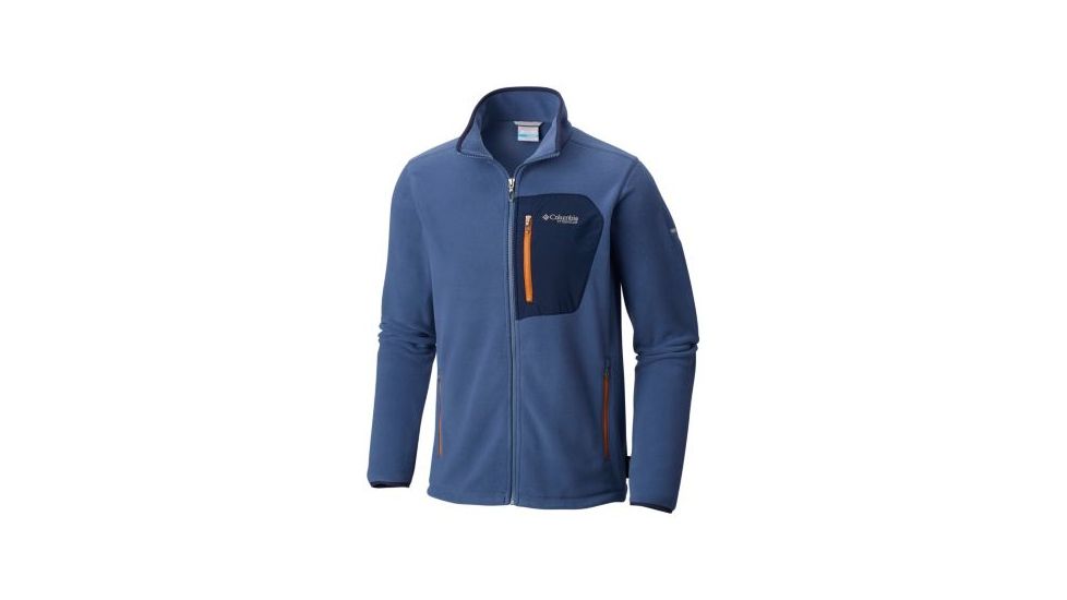 Columbia Titan Pass 2.0 Fleece Jacket - Mens, Dark Mountain/Coll Navy, 3X, 1644064478-3X