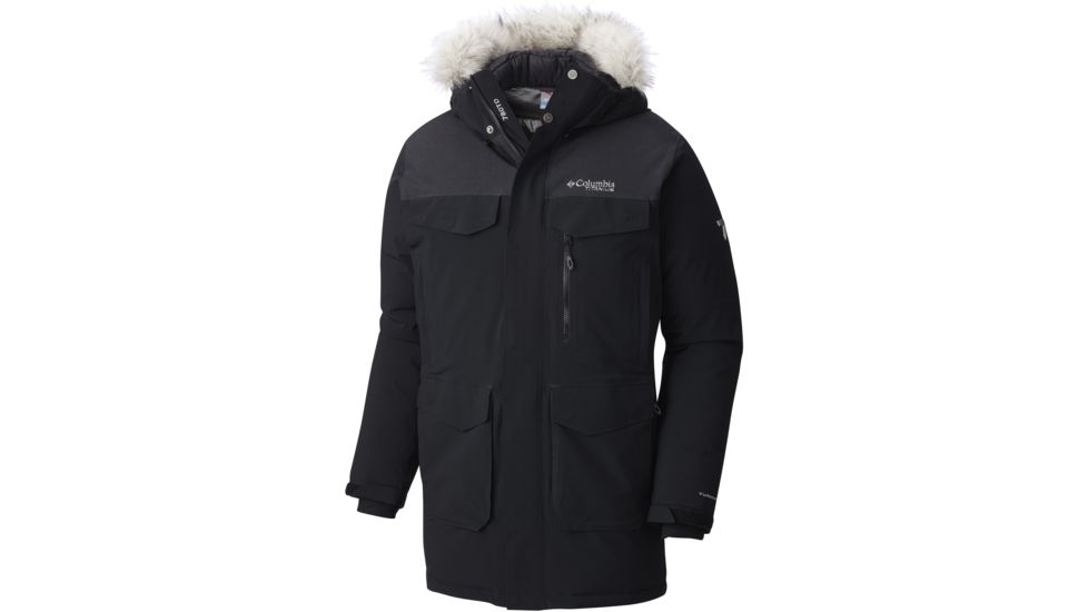 Columbia Titan Pass 780 Turbodown Parka - Men's-Black-Small