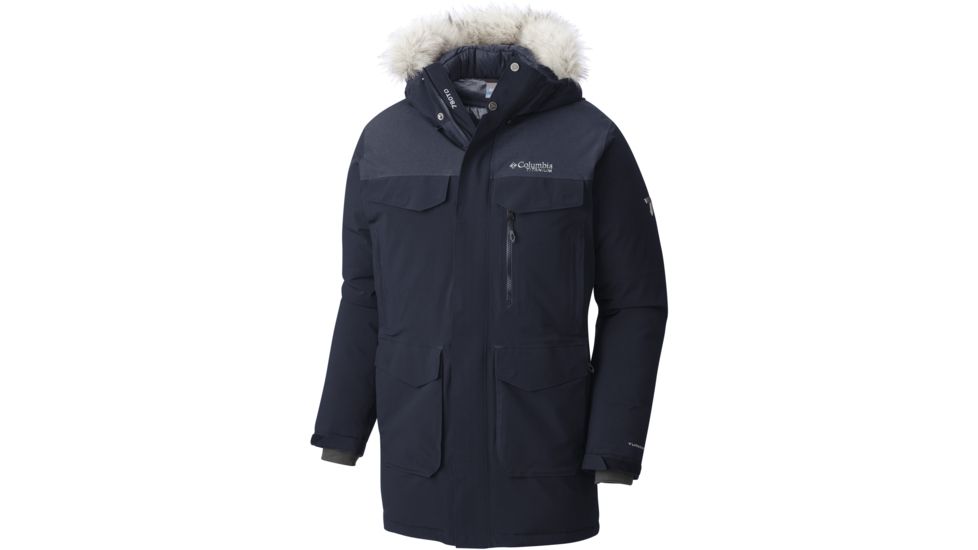 Columbia Titan Pass 780 Turbodown Parka - Men's-Collegiate Navy-Small
