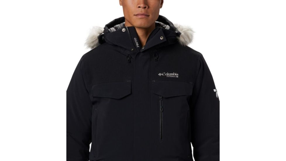 Columbia Titan Pass 780 TurboDown Parka - Mens, Black, Large, 1737301012-L