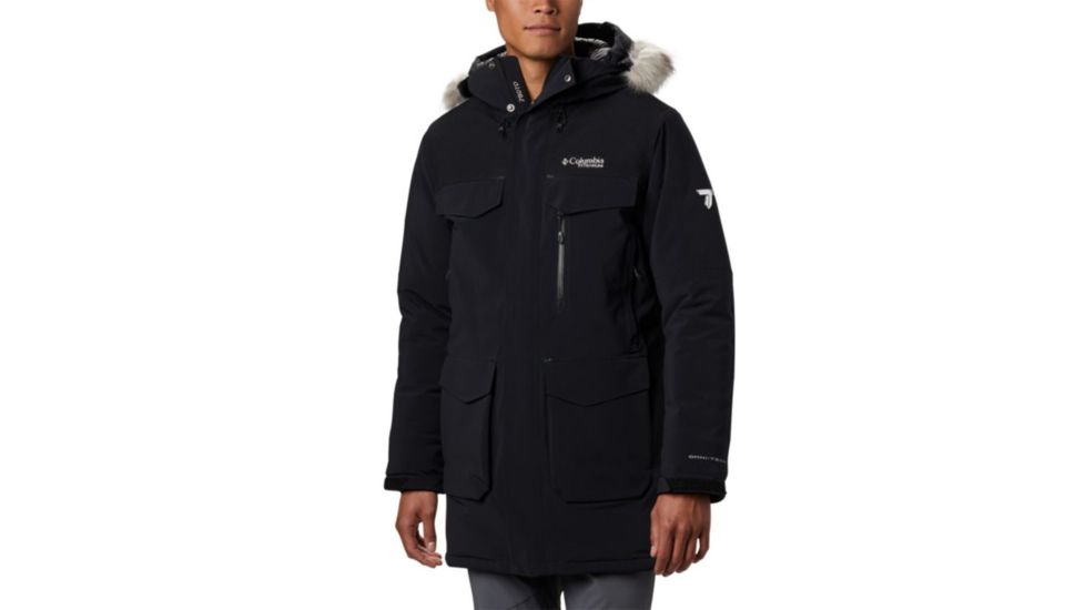 Columbia Titan Pass 780 TurboDown Parka - Mens, Black, Large, 1737301012-L