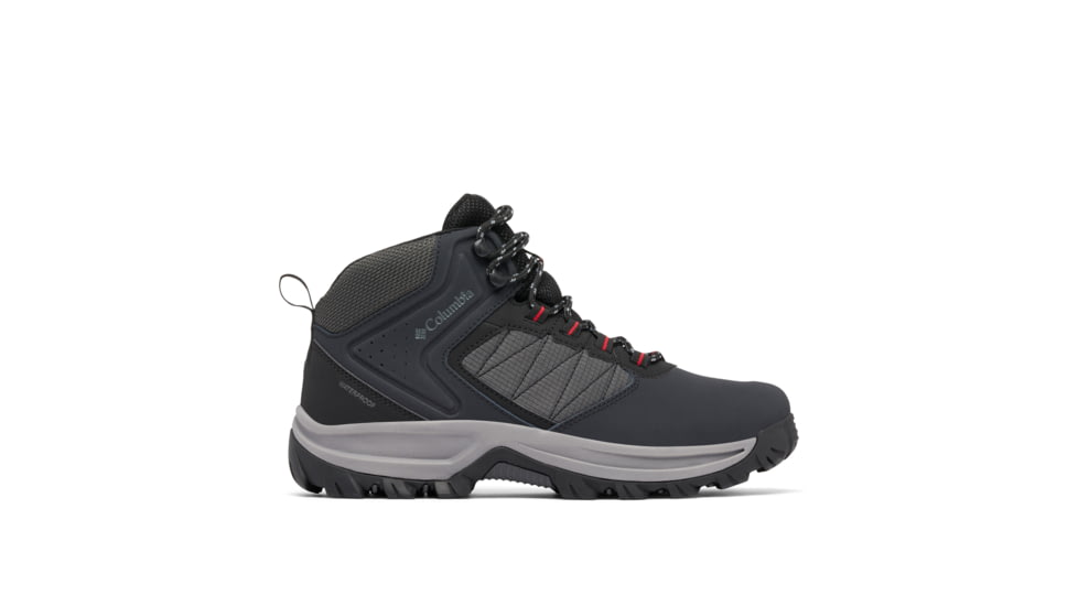 Columbia Transverse Hike Waterproof Shoes - Men's, Black/Mountain Red, 9.5, 2067401-010-9.5