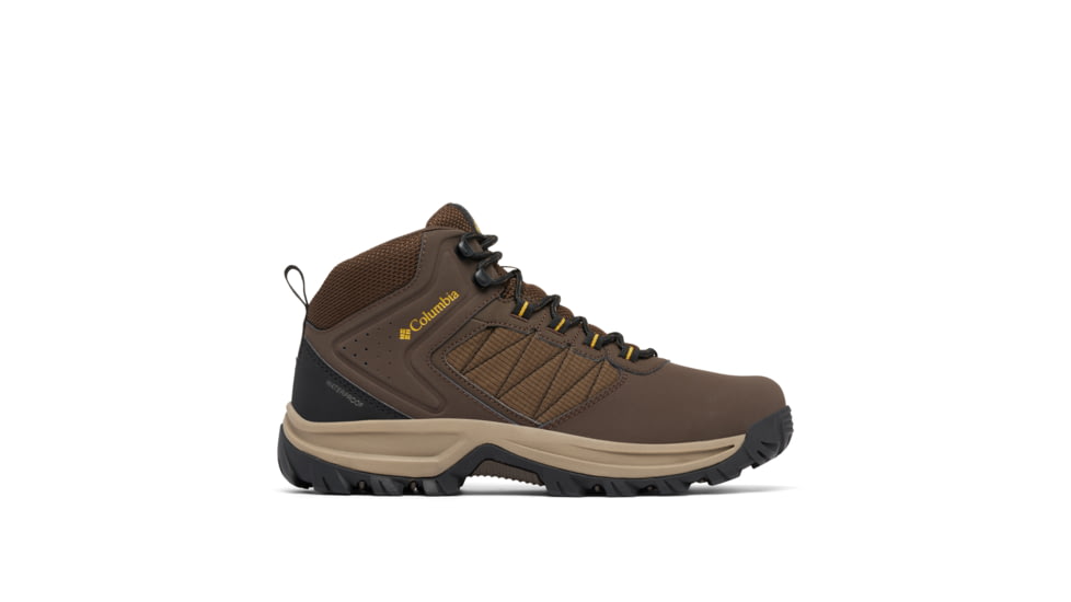 Columbia Transverse Hike Waterproof Shoes - Men's, Cordovan/Golden Yellow, 11, 2067401-231-11
