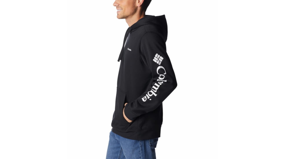 Columbia Trek Hoodie - Mens, Black/CSC Sleeve Logo, Extra Large, 19579s