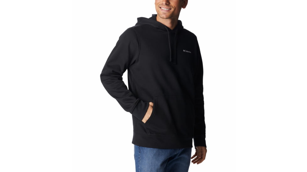 Columbia Trek Hoodie - Mens, Black/CSC Sleeve Logo, Extra Large, 19579s
