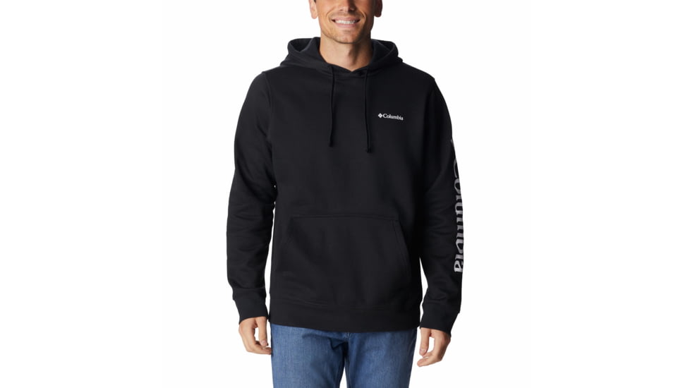 Columbia Trek Hoodie - Mens, Black/CSC Sleeve Logo, Extra Large, 19579s
