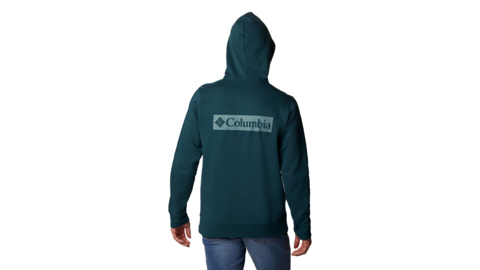 Columbia Trek Hoodie - Mens, Night Wave/Boxed Gem Columbia Graphic, Extra Small, 1957911415NtWBxGCmbGhcXS