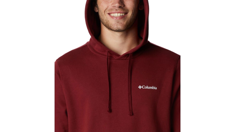 Columbia Trek Hoodie - Mens, Red Jasper/Csc Stacked Logo, Extra Large, 1957911665RdJprCCStckdLgXL