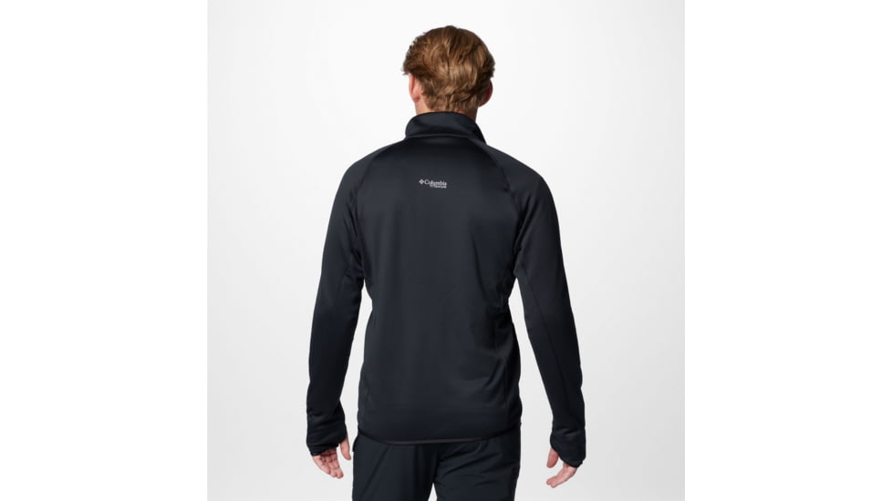 Columbia Triple Canyon Grid Fleece FZ II Jacket - Mens, Black, Large, 2094961010-L