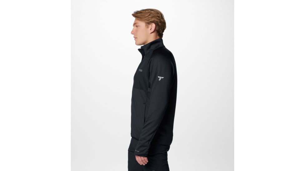 Columbia Triple Canyon Grid Fleece FZ II Jacket - Mens, Black, Large, 2094961010-L