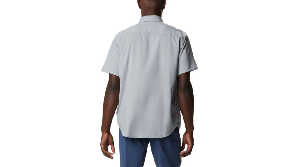 Columbia Utilizer II Solid Short Sleeve Shirt - Mens, Columbia Grey, Large, 1577761039ClmbGryL
