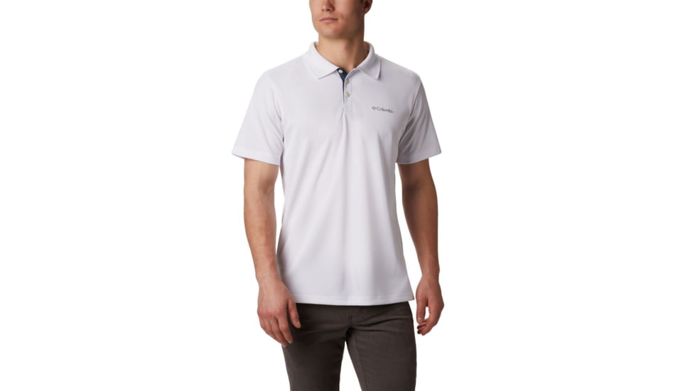 Columbia Utilizer Polo, White, 2XL - Mens, 1772051100-XXL