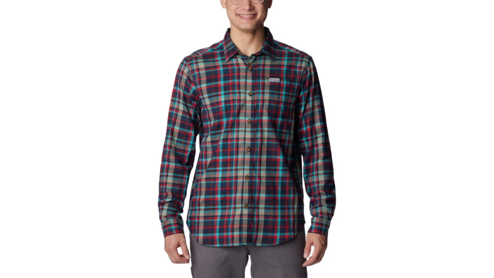 Columbia Vapor Ridge III Long Sleeve Shirt - Mens, Collegiate Navy Bright Bold Plaid, Extra Large, 1552071474CgNvBhBldPldXL