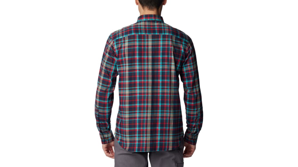 Columbia Vapor Ridge III Long Sleeve Shirt - Mens, Collegiate Navy Bright Bold Plaid, Small, 1552071474CgtNvBhBldPldS