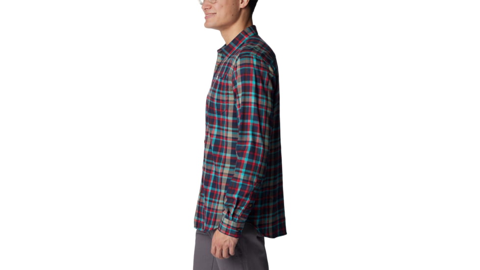 Columbia Vapor Ridge III Long Sleeve Shirt - Men's, Collegiate Navy Bright Bold Plaid, Small, 1552071474CgtNvBhBldPldS