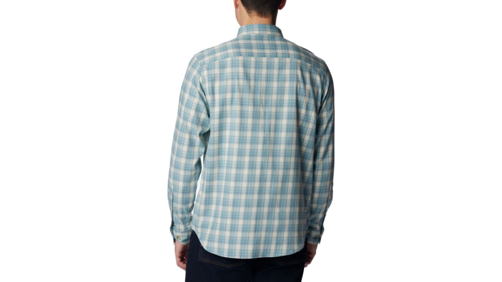 Columbia Vapor Ridge III Long Sleeve Shirt - Mens, Stone Blue Plaid Gradient, Extra Large, 1552071460StnBlPldGdtXL