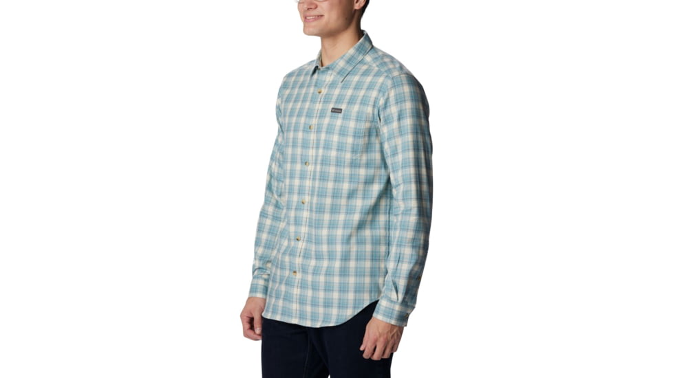 Columbia Vapor Ridge III Long Sleeve Shirt - Men's, Stone Blue Plaid Gradient, Extra Large, 1552071460StnBlPldGdtXL