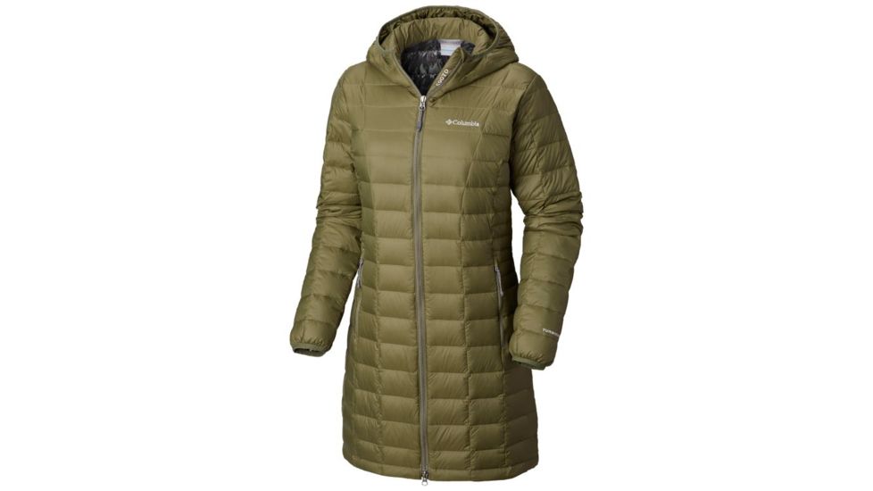 Columbia Voodoo Falls 590 TurboDown Mid Jacket, Nori, XL - Womens, 1682901383-XL