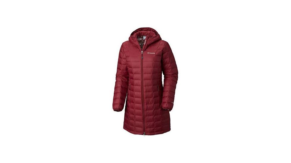 Columbia Voodoo Falls 590 TurboDown Mid Jacket, Rich Wine, XL - Womens, 1682901624-XL