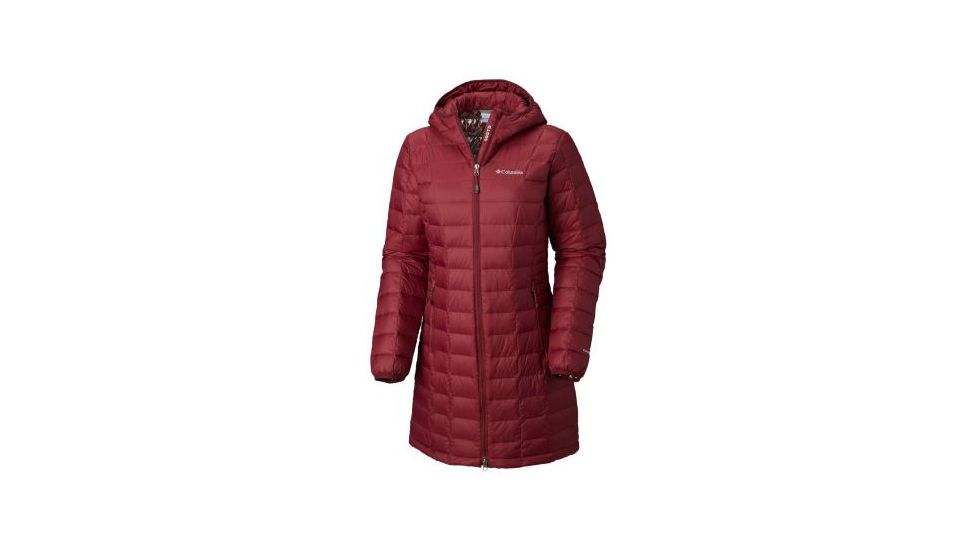 Columbia Voodoo Falls 590 TurboDown Mid Jacket - Womens, Rich Wine, Medium, 1682901624-M
