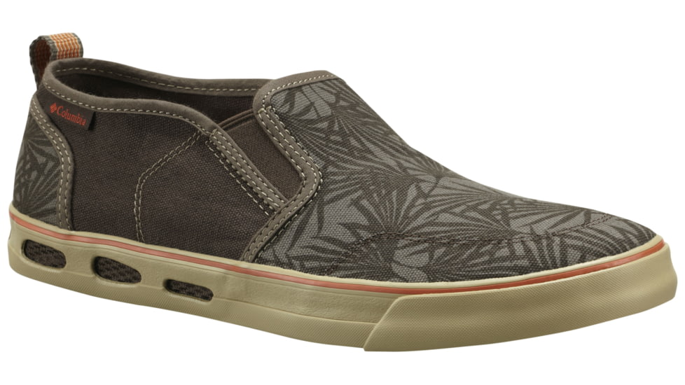 Columbia Vulc N Vent Slip Casual Shoe - Men's-Cordovan/Desert Sun-Medium-9.5