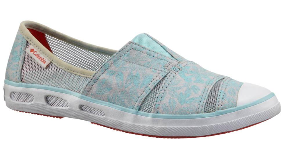 Columbia Vulc N Vent Slip Casual Shoe - Women's-Cool Grey/Zing-Medium-7