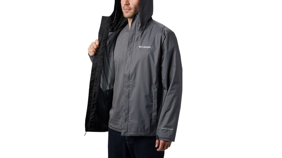 Columbia WaterTight II Jacket - Mens, Graphite, Small, 153389-053-S