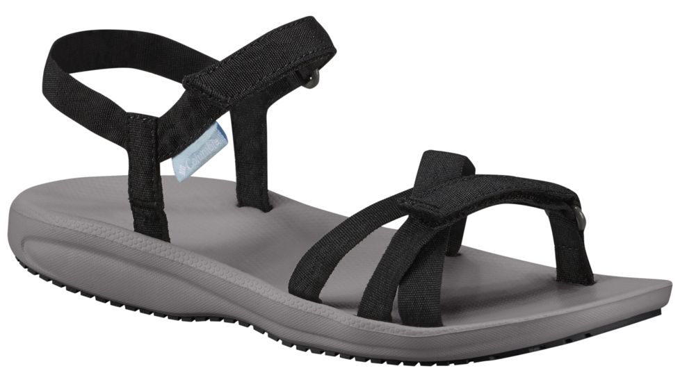 Columbia Wave Train Sandals - Womens, Black/White, 10 US 1766881010-100