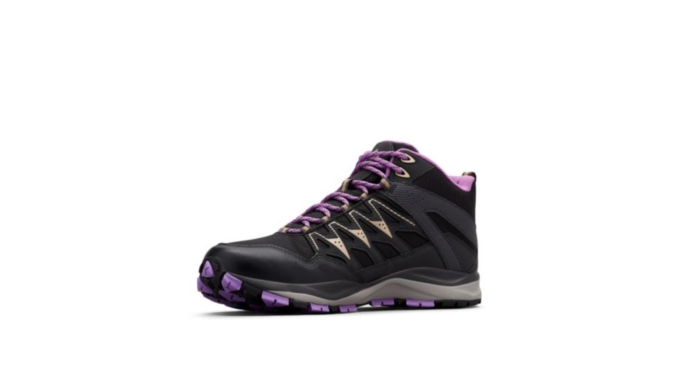 Columbia Wayfinder Mid Outdry Hiking Boots - Womens, Black, Warm Gold, Medium, 7, 1827071012-7