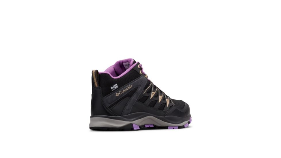 Columbia Wayfinder Mid Outdry Hiking Boots - Womens, Black, Warm Gold, Medium, 7, 1827071012-7