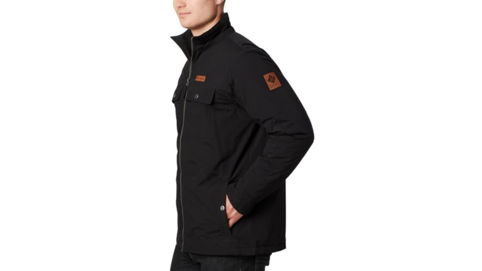 Columbia Wheeler Lodge Casual Jacket - Mens, Black, Small, 1820901011-S