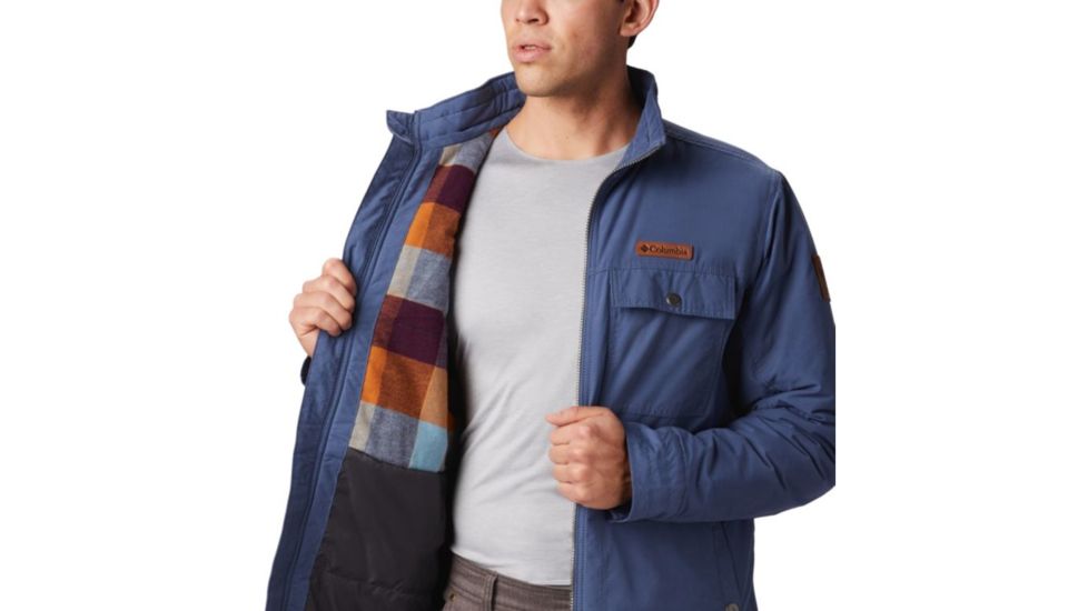 Columbia Wheeler Lodge Casual Jacket - Mens, Dark Mountain, Large, 1820901478-L